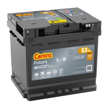 Akumulator CA530 Centra Futura 53Ah 540A P+